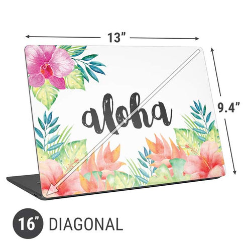 Aloha Tropical Universal Laptop 16in (13 x 9.4in) Skin