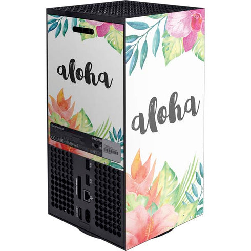 Aloha Tropical Xbox Series X Console Skin