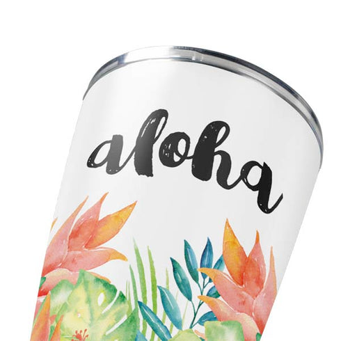 Aloha Tropical Yeti 20oz Tumbler Skin