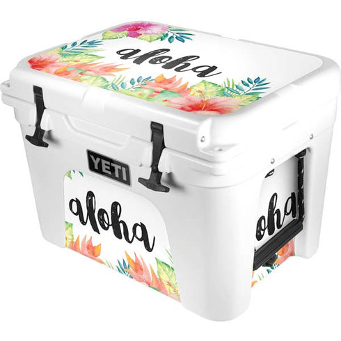 Aloha Tropical YETI Tundra 35 Hard Cooler Skin