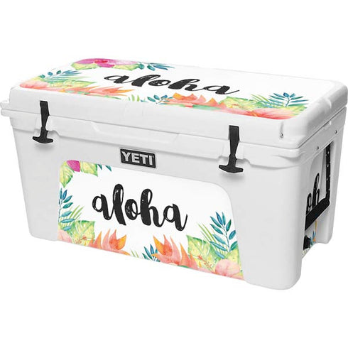 Aloha Tropical YETI Tundra 75 Hard Cooler Skin
