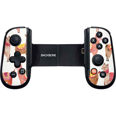 Alpacas by Cat Coq Backbone One for iPhone Game Controller Skin
