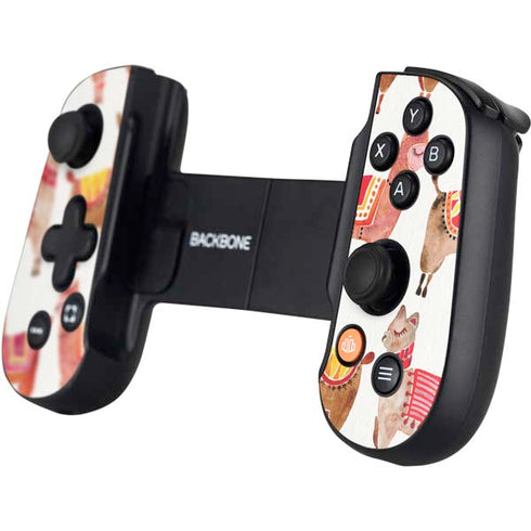 Alpacas by Cat Coq Backbone One for iPhone Game Controller Skin