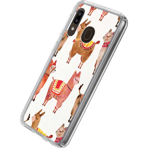 Cat Coq Alpacas Galaxy A20 Clear Case
