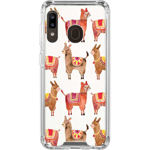 Cat Coq Alpacas Galaxy A30 Clear Case
