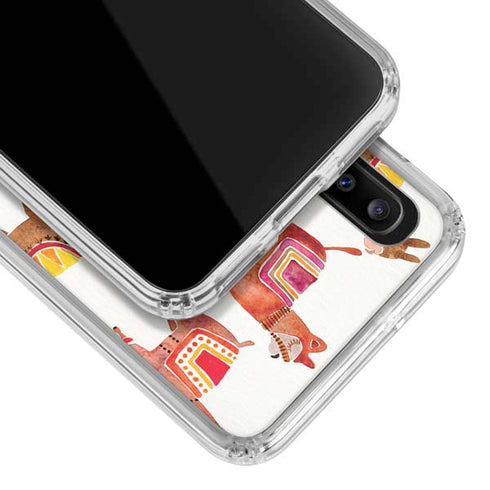 Cat Coq Alpacas Galaxy A30 Clear Case