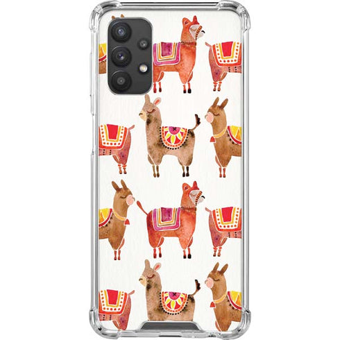 Cat Coq Alpacas Galaxy A32 5G Clear Case
