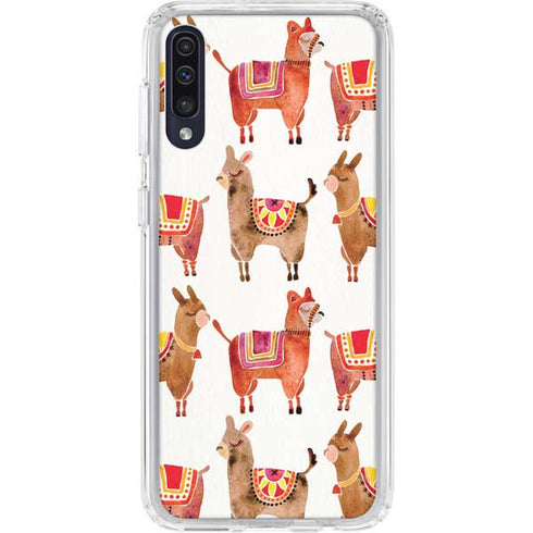 Cat Coq Alpacas Galaxy A50 Clear Case