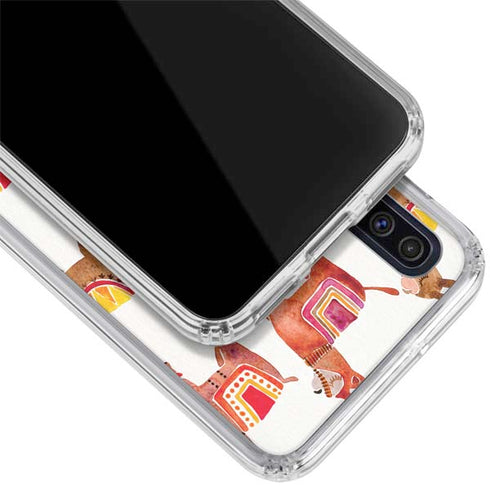 Cat Coq Alpacas Galaxy A50 Clear Case