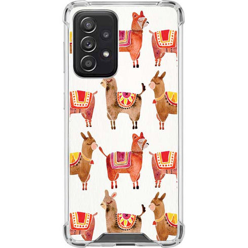 Cat Coq Alpacas Galaxy A52 5G Clear Case