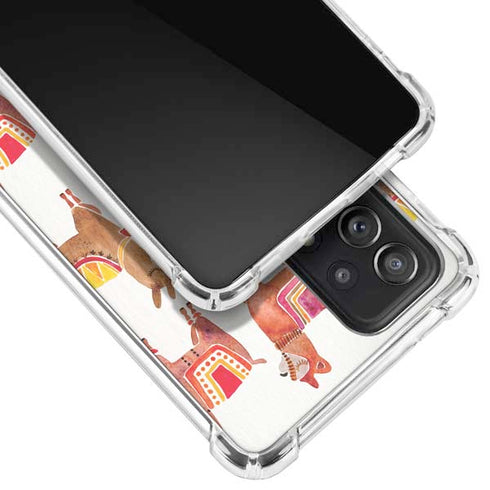 Cat Coq Alpacas Galaxy A52 5G Clear Case