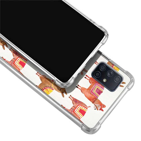 Cat Coq Alpacas Galaxy A71 5G Clear Case