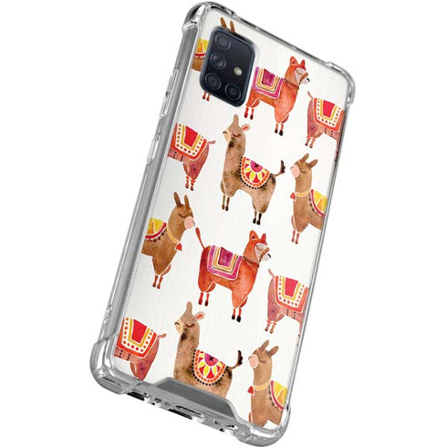 Cat Coq Alpacas Galaxy A71 5G Clear Case