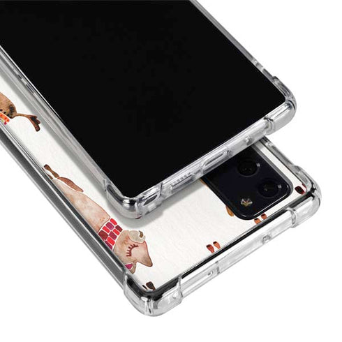 Cat Coq Alpacas Galaxy Note20 5G Clear Case
