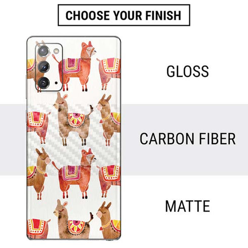 Cat Coq Alpacas Galaxy Note20 5G Skin