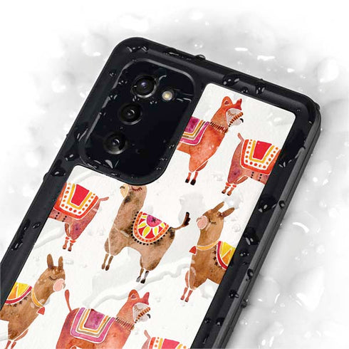Cat Coq Alpacas Galaxy Note20 5G Waterproof Case