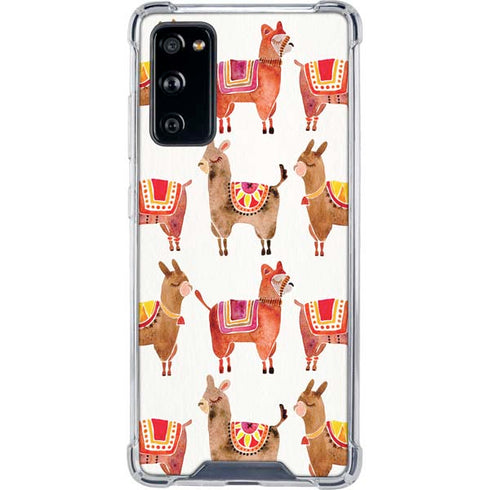 Cat Coq Alpacas Galaxy S20 FE Clear Case