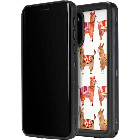 Cat Coq Alpacas Galaxy S20 Waterproof Case