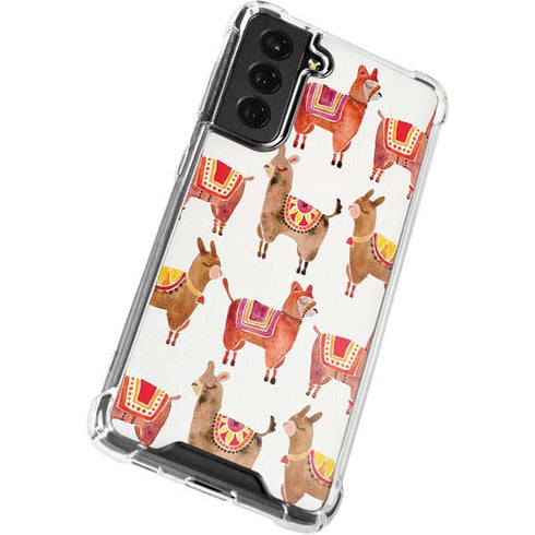 Cat Coq Alpacas Galaxy S21 FE Clear Case