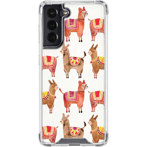 Cat Coq Alpacas Galaxy S22 Clear Case