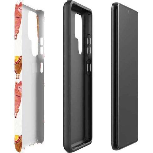 Cat Coq Alpacas Galaxy S22 Ultra Pro Case