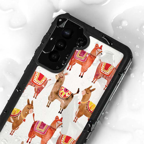 Cat Coq Alpacas Galaxy S23 Plus Waterproof Case