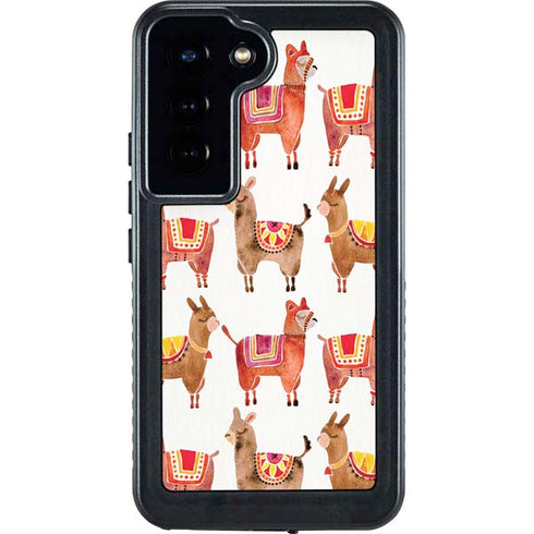 Cat Coq Alpacas Galaxy S23 Waterproof Case
