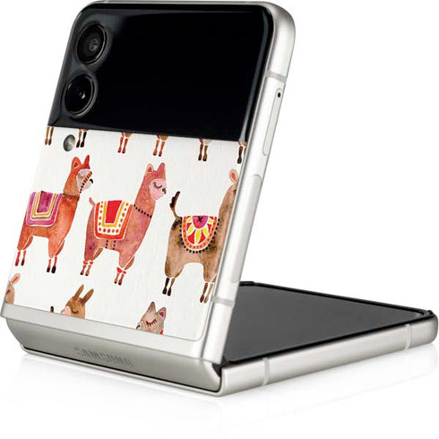 Cat Coq Alpacas Galaxy Z Flip3 5G Skin