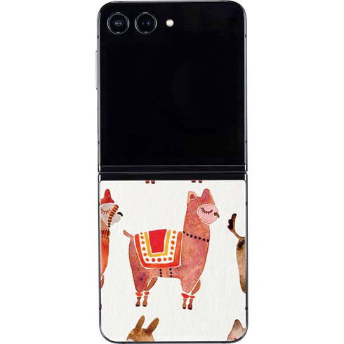 Alpacas by Cat Coq Galaxy Z Flip5 5G Skin