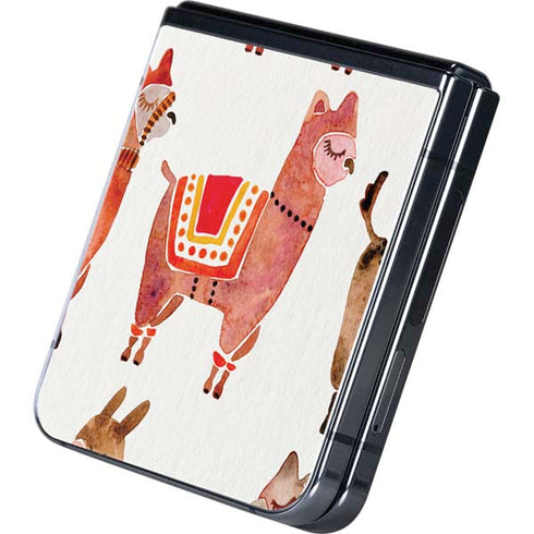 Alpacas by Cat Coq Galaxy Z Flip5 5G Skin