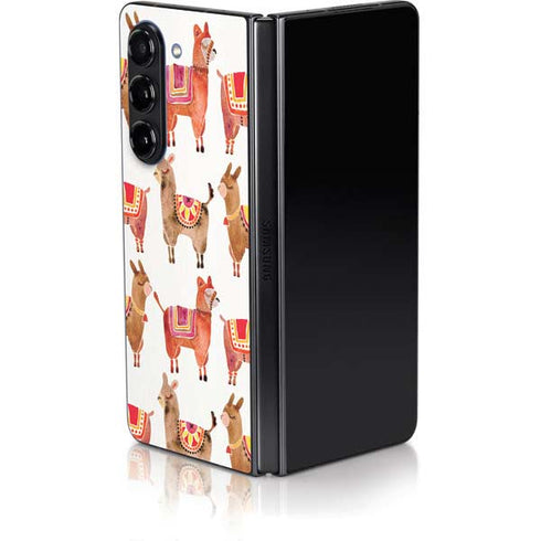 Alpacas by Cat Coq Galaxy Z Fold5 5G Skin
