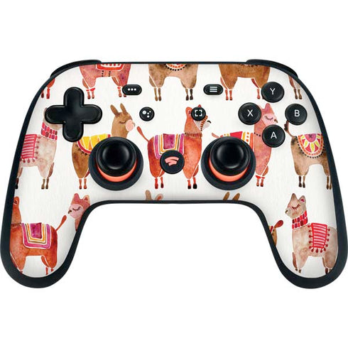 Cat Coq Alpacas Google Stadia Controller Skin