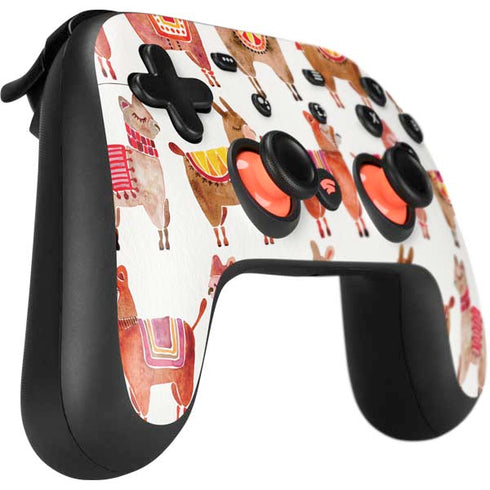 Cat Coq Alpacas Google Stadia Controller Skin