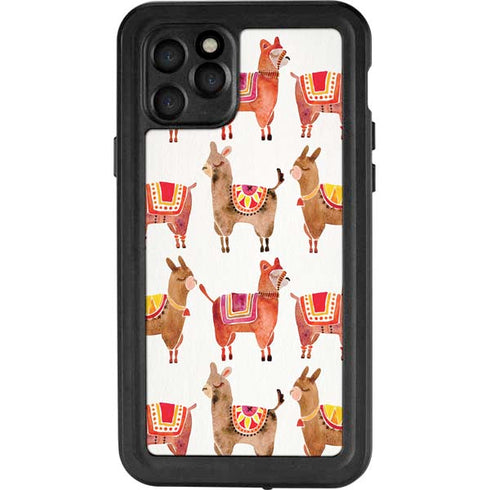 Cat Coq Alpacas iPhone 11 Pro Waterproof Case