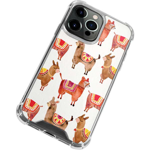 Cat Coq Alpacas iPhone 13 Pro Clear Case