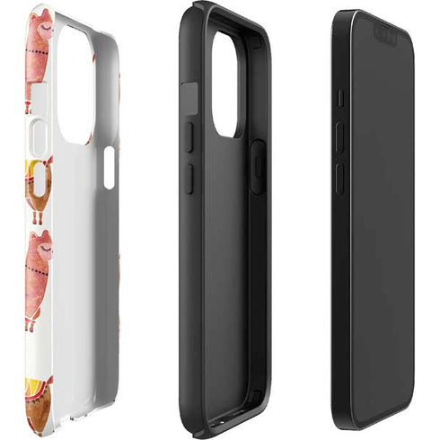 Cat Coq Alpacas iPhone 14 Pro Impact Case