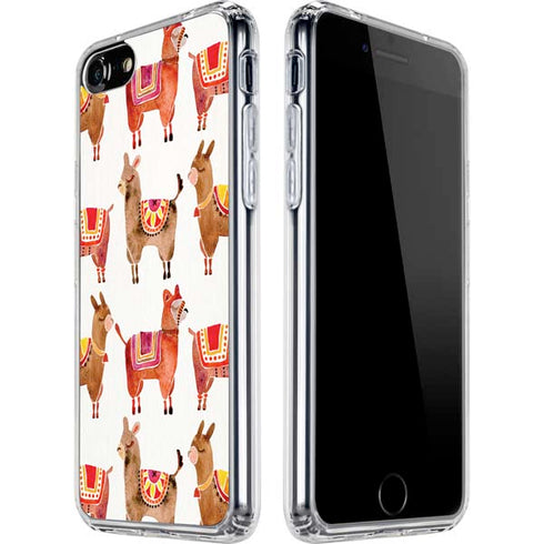 Cat Coq Alpacas iPhone SE (2nd & 3rd Gen) Clear Case