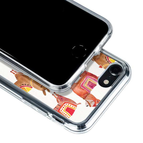 Cat Coq Alpacas iPhone SE (2nd & 3rd Gen) Clear Case