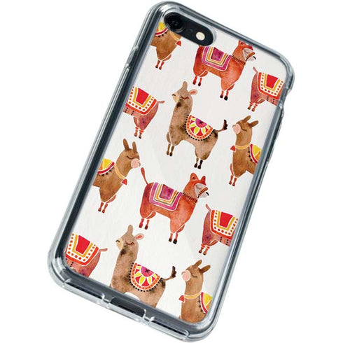 Cat Coq Alpacas iPhone SE (2nd & 3rd Gen) Clear Case