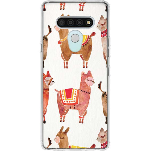 Alpacas by Cat Coq LG Stylo 6 Clear Case