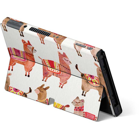 Cat Coq Alpacas Nintendo Switch OLED (2021) Skin