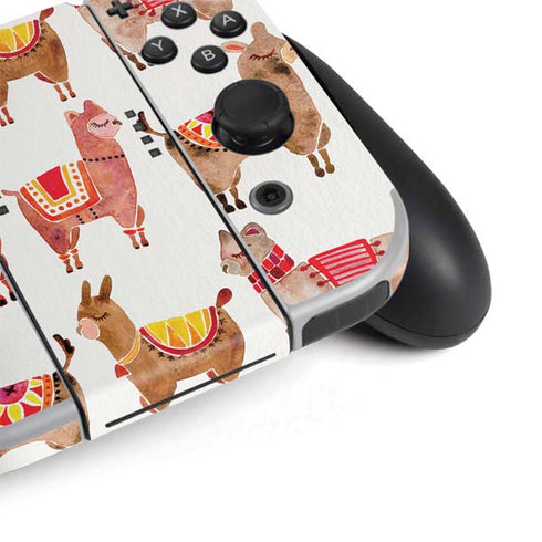 Cat Coq Alpacas Nintendo Switch OLED (2021) Skin
