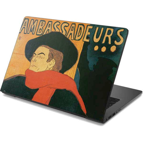 Henri Toulouse-Lautrec Ambassadeurs Aristide Bruant Dell Chromebook Skin