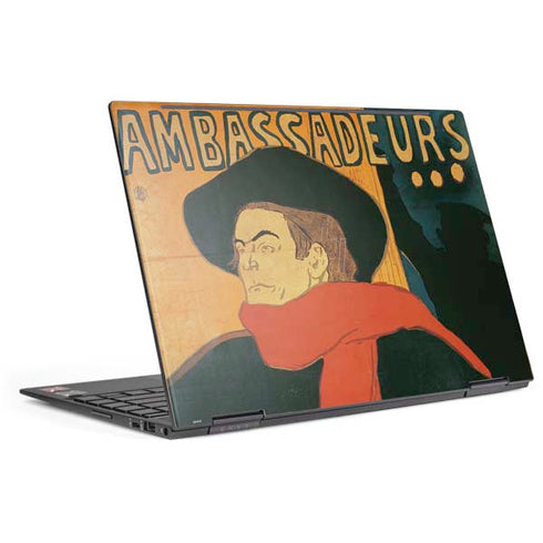 Henri Toulouse-Lautrec Ambassadeurs Aristide Bruant HP Envy Skin