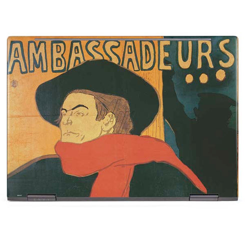Henri Toulouse-Lautrec Ambassadeurs Aristide Bruant HP Envy Skin