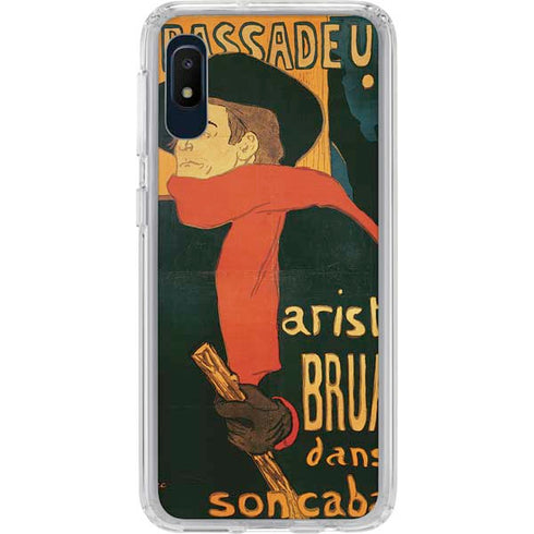 Henri Toulouse-Lautrec Ambassadeurs Aristide Bruant Galaxy A10e Clear Case