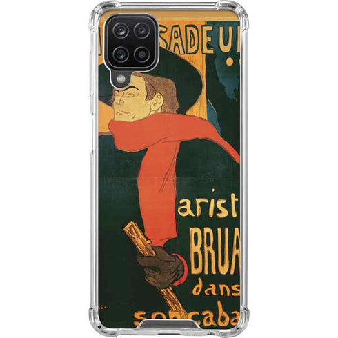 Henri Toulouse-Lautrec Ambassadeurs Aristide Bruant Galaxy A12 Clear Case