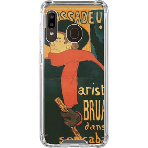 Henri Toulouse-Lautrec Ambassadeurs Aristide Bruant Galaxy A30 Clear Case