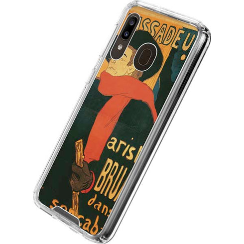 Henri Toulouse-Lautrec Ambassadeurs Aristide Bruant Galaxy A30 Clear Case