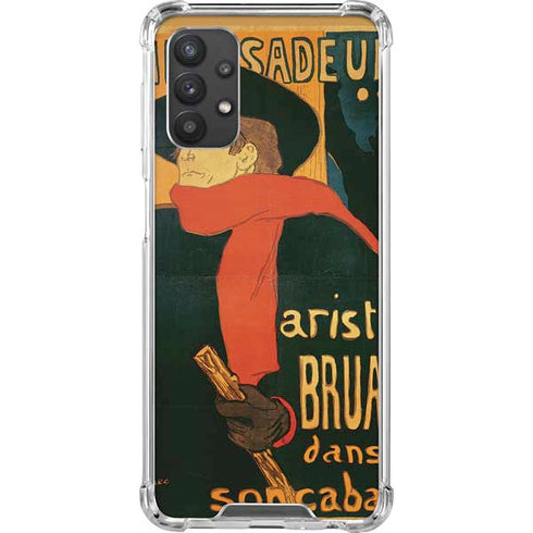 Henri Toulouse-Lautrec Ambassadeurs Aristide Bruant Galaxy A32 5G Clear Case